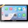 CARPURIDE W901 Pro Carplay Portatile e Android Auto con Dula Bluetooth, Touchscreen per auto da 9 Pollici 1080P, Mirror Link/GPS/Siri/FM, Supporto per Montaggio su Cruscotto di Camion