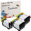 icartouche Cartuccia d'inchiostro Compatibile per Epson 604XL Expression Home XP2200 XP2205 XP3200 XP3205 XP4200 XP4205 Workforce WF-2910DWF WF-2930DWF WF-2935DWF WF-2950DWF (4BK 2C 2M 2Y)