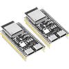 RUIZHI con ESP32 S3 ESP32-S3 DevKitC-1-N16R8 Scheda di sviluppo con Doppia interfaccia Type-C e 2,4-GHz WLAN Bluetooth 5.0 Saldatura Compatibile con Arduino(2 Piezas)