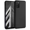 kwmobile Custodia Compatibile con Samsung Galaxy A02s Cover - Back Case per Smartphone in Silicone TPU - Protezione Gommata - nero matt