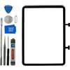 MMOBIEL Vetro touchscreen digitalizzatore compatibile con iPad 10 gen 2022 Parte di ricambio del display - Incl. supporto preinstallato, adesivo biadesivo e strumento di riparazione - Nero