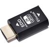 EVanlak Hdmi Edid Emulatore Passthrough 3a generazione Premium Alluminio Eliminato Emulatore Adattatore Lavora con Mac Thunderbolt AV/Video Splitter 2K 2560x1440 60hz@60H