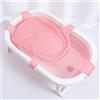 Taiyyi Tappetino da Bagno Per Neonati, Con Rete Regolabile, Antiscivolo, Con Cintura di Sicurezza, Per Neonati. Colore:(Blu, Rosa) (Rosa)