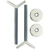 Baby Gate Guru Adattatore Extra Lungo per Ringhiere Scale - Set da 2 Pezzi per Cancelletto Bambini a Pressione (10mm, Bianco)
