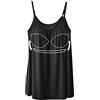 STARBILD Canotte da Donna Canotta con Reggiseno Canottiera Regolabile Spalline Tank Top Nero XXL