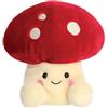 Aurora, Palm Pals 33960 - Peluche a forma di fungo Amanita, 20 cm, colore: rosso e beige
