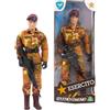 Giochi Preziosi Esercito Italiano, Action Hero Paracadutista, Altezza 30 cm, 30 Punti di Articolazione, Uniforme Dettagliata, Soldato Giocattolo Esercito Italiano, 4 Modelli da Collezione