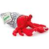 Zappi Co Peluche Riciclato al 100%, Granchio Eremita (20cm di larghezza) Morbido, soffice, ecologico, collezione di animali per neonati, primo bambino