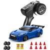 ACAMMZAR Macchina Telecomandata Drift con Giroscopio, 1:43 Mini Proporzionale Completo RC Macchine Telecomandate, 18KM/H 4WD Radiocomandata Auto RC Drift Car con Gyro per Adulta Bambini, Blu