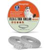 KreezyPets Collare Antiparassitario per Gatti con Oli Essenziali Naturali - Antipulci e Antizecche - Leggero, Regolabile e Confortevole - Confezione da 2