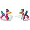IMINI Orecchini a palloncino a forma di cane in argento Sterling 925, smalto colorato, per donne, adolescenti e ragazze, gioielli di compleanno