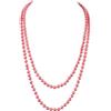 BABEYOND Collana alla moda in imitazione di perle, stile flapper Art Deco anni 1920, accessorio per costume Gatsby, lunga collana di perle, 150 cm, Vetro