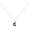 Ceranity - Collana con Ciondolo in Argento 925 e Zirconia cubica, 45 cm, 1-52/0027-N, Ceramica, Zirconia cubica