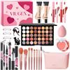 Viugex Tutto in Uno Set Trucchi Donna, Kit Trucco Make Up Completo, Trousse Trucchi per Ragazza Adolescente con Palette di Ombretto Liner Occhi Fondotinta Mascara Gloss Labbra Fard Valigetta Trucchi