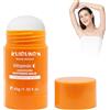 KUIRUNRX® Crema Sbiancante, Vitamina C Profumo Solido, Rimozione Odore Ldratante, Balsamo Levigante Ascelle Sbiancante, per Macchie Scure Schiarisce e Nutre la Pelle per Gomiti Ginocchia Aree