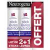 Neutrogena STICK LEVRE FORMULE NORVEGIENNE LOT DE 3X4,8G