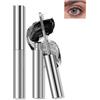 Lestpola Iron Eye Mascara con spazzola in metallo, colore nero, lavabile in metallo, per ciglia, resistente all'acqua e a lunga durata, volume curling 3D, ipoallergenico, mascara per donne anziane