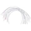 OFFSCH 10 paia di ferretti di ricambio per reggiseno, in metallo, robusti, per biancheria intima, ferretto, parti di riparazione per coppa D, coppa E, lingerie, accessori per lingerie, colore bianco