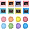 JimKing Holi Color Powder, JimKing Color Run, 8 confezioni/100 g, colori misti per corsa divertente, campo estivo, guerre colorate, festival holi, lavabile, polvere di gesso sicura