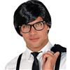W WIDMANN MILANO Party Fashion - parrucca per diversi personaggi, capelli sintetici, parrucca corta per carnevale
