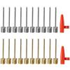 Bjotfhy 20PCS Ago per Pompa a Sfera, Aghi per Pompa a Palla Set, con 2 Ugelli in Plastica, per Calcio, Basket, Pallavolo, Rugby