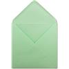 Glüxx-Agent 25 buste per lettere quadrate verde menta - 15,5 x 15,5 cm - 100 g/m² chiusura con colla da inumidire con linguetta a punta - della serie Colours-4-you - Glüxx-Agent