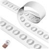 InnoHHustle 50 adesivi NFC Tag con chip originale Ntag213 NFC Tag trasparenti RFID Tags programmabili 144 byte memoria chip riscrivibile schede NFC per tutti i telefoni e dispositivi abilitati NFC