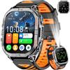 GPS Smartwatch Uomo, 2,13" AMOLED Militare Orologio Con LED Torcia, Bussola,100+