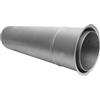FIREFIX Tubo a pellet R80/WDV 80 mm, rivestimento a parete allungato