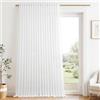 MRTREES 1 Pezzo Tenda Bianca Lino per Camera da Letto Finestra Grande Porta Interni 200x240 cm Tende Bianche Semitrasparenti con Passanti Nascosti per Soggiorno Moderne Salotto Casa