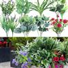 Avagiaforu Fiori Artificiali per Cimitero 10 Pezzi, Fiori Finti da Esterno, Fiori di Finti per Decorazione, Fiori Finti per Cimitero Resistente ai Raggi UV, Per Balcone Finestra Interno Arbusti Pasqua Decorare