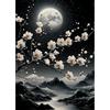 AIRDEA Luna Diamond Painting, Montagna Diamond Painting Kit Completo, Diamantini Crystal Art Hobby Creativi Adulti Decorazione per Casa 30x40 cm