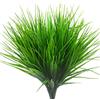 HBell, 12 piante artificiali, in plastica, erba, grano, resistenti ai raggi UV, piante da esterno, per casa, giardino, matrimoni, interni ed esterni, decorazione (erba)