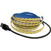TOPXCDZ Striscia LED COB LED da 5 V, luce bianca calda, 300 LED, flessibile, DC notturna, per camera da letto, mobiletto, cucina (bianco caldo, 1 m)