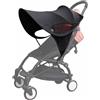 CarPlusStudio Parasole per passeggino con protezione UV 50+, impermeabile, parasole per passeggino, parasole regolabile, traspirante e pieghevole, perfetto per passeggini, passeggini e passeggini