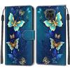 SIENIANLINE Custodia per Xiaomi Redmi Note 9S, Cover a Libro Xiaomi Redmi Note 9 PRO, Custodia in Pelle Redmi Note 9S Magnetica Cover per Xiaomi Redmi Note 9S / Redmi Note 9 PRO/Redmi Note 9 PRO Max