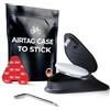 tagplus AirTag - Supporto universale per protezione da furto, per bicicletta, auto, sci, ruota di carico, valigia, attrezzi, scooter, custodia AirTag con viti speciali, made in Germany