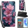 PHINIENLAND Cover per Honor 90 Lite / X50i 5G Case PU Pelle Custodia [Kickstand] [Chiusura magnetica] [Slot per Schede], Portafoglio Flip Custodia per Honor 90 Lite,Fiori