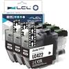 LCL LC422 Nero Cartuccia d'inchiostro Compatibile per Brother LC-422 LC-422XL LC422XL LC422BK LC422XLBK per MFC-J5340DW MFC-J5345DW MFC-J5740DW MFC-J6540DW MFC-J6940DW(3-Pack)