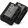 CELLONIC 2x Batteria per Fotocamera Compatibile con Panasonic HC-V180, HC-V777, HC-V380, VW-VBT190 - (1780mAh, 3.6V)
