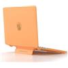 MiRowy Custodia Compatibile con MacBook Pro 14 Pollici M5 M4 M3 M2 M1 Pro/Max (2026-2021) A3426 A3427 A3434, con Supporto Funzione Plastica Protezione Cover, Custodie Rigide (Arancione)