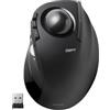 ELECOM-Japan Brand- Wireless Index Finger Trackball Mouse, EX-G series 2.4GHz, 8 Buttons, Tilt Function/Black/M-DT2DRBK
