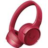 Fresh 'n Rebel Code Fuse, cuffie Bluetooth on-Ear, senza fili, 30 ore di riproduzione con microfono e assistente vocale, controllo volume e tasti riproduzione/pausa, pieghevole (Berry Red)