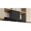 NEFF D97XDP2S0, N 70, cofano di design integrato, 90 cm, Made in Germany, Smart Hood Automatic, doppio sistema di filtraggio, pannello in vetro con controllo touch, indicatore di saturazione del