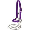 Weaver Livestock Weaver Leather Livestock - Cavezza regolabile in nylon con catena per jazz, colore viola