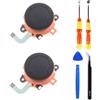 Hzxkqmil Joystick di Ricambio per Nintendo Switch 2 (2025), 2 pezzi Thumbstick Analogico Correggi Drift Kit di Riparazione per Switch 2 Joycon Controller (Arancione)