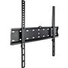 TooQ LP4155F-B - Supporto fisso a parete per monitor/TV/LED/LCD da 32 a 55, distanza di montaggio a parete da 27 mm, formato da VESA: 200x200, 300x300, 400x200 e 400x400, colore nero
