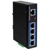 LogiLink NS202 - Switch industriale Gigabit Ethernet, 5 porte, 10/100/1000 Mbps