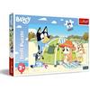 Trefl - Bluey, Fantastica Giornata Bluey - Puzzle 24 Maxi - 24 Tessere Grandi, Puzzle Colorato con gli Eroi, Intrattenimento Creativo, Divertimento per Bambini dai 3 anni