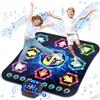 maysida Tappetino da ballo elettronico&bluetooth per bambini anni, tappetino da gioco per danza musicale con 8 pulsanti illuminati e vano batteria con luci LED scorrevoli, giocattoli per ragazze dai 4 5 6 7 8